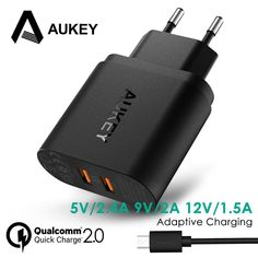 Urbo 6-Port Fast Charging USB Power Station with 2 Quick Charging Ports and 4 Smart Ports for Multiplying Wall Sockets Everywhere and to Charge Phones Tablets and Other USB-Powered Devices