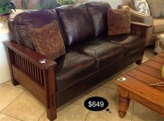 129 Best Prairie Style Images Cottage Craftsman Interior Gorgeous Bonded Leather Sofa In A Rustic Mission Style Yesterdays Treasures Consignment 5829 Lone Tree Way Suite J Antioch Ca 94531 925 233 4547 Www
