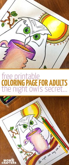 Get This FREE Printable Coloring Page For Adults