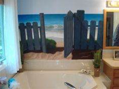 beach bathroom