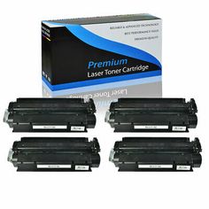 4PK Compatible C7115X HY Black Toner Cartridge for HP LaserJet 1200 1200n 12