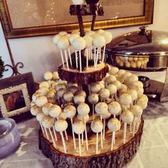 Rustic Cake Pop Stand For Rehearsal Dinner Rustic Cake Pop Stand For Rehearsal Dinner
