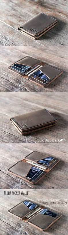 Woman Superhero Genuine Leather Small Framed Wallet Personalized