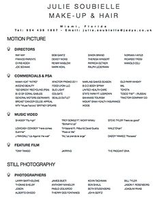 hairstylist resumes