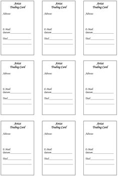 atc back printable yummy stuff pinterest artist trading cards printable rolodex cards