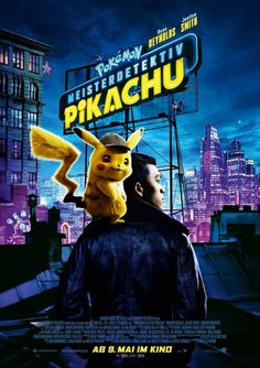 Pokemon Detective Pikachu Poster Ryan Reynolds Movie Silk Print 27x40/" 32x48/"