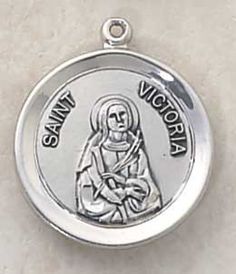 My Altar Saint Genevieve Patron of Paris France /& Disaster Protection Gold Stainless Steel Pendant Necklace
