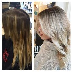 Diy Hair Toner I Used Wella T11 And T18 Mixed Together Equal Parts I Got To Brighten Up This Cutie Tessawyper S Hair Had Blend