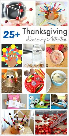 25 Thanksgiving Themed Learning Activities For Kids And Turkey Math