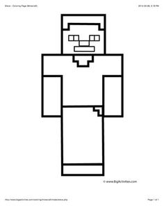 alex from minecraft coloring page minecraft coloring pages minecraft coloring page