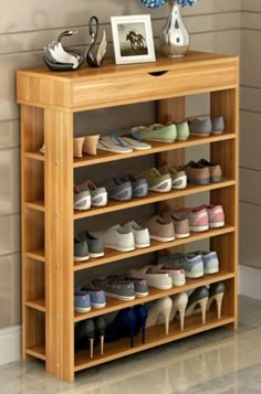 Shoe Rack Storage Ideas, Home Organisation, Rack Design, Storage, Design Case, Home Organization, Dekorasi Rumah, Shoe Storage Cabinet, Case