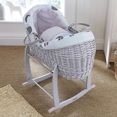 NEW 4BABY GREY DIMPLE SNOOZE POD BASKET DRESSINGS EXTRA BASKET COVER