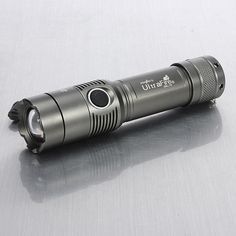 Ultrafire 3500 LM Q5 14500 AA 3 Mode Zoomable Lampe LED Mini Torche Noir AT