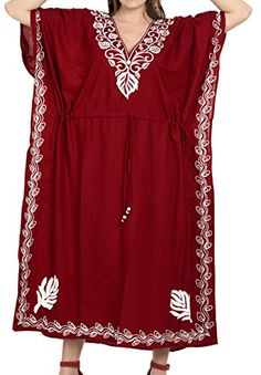 Summer Georgette Tunique Caftan Robe Imprimé Vacances Taille Unique 14 16 18 20 22 24 A