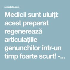 de ce durează articulațiile genunchilor