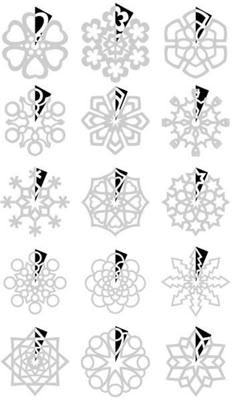 snowflake designs templates