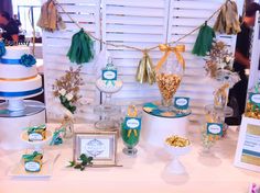 Beach Theme Wedding Lolly Buffet Candy By Land Emerald Green Gold Candy Buffet Lolly For Kooindah Waters 2017 Wedding Bridal Expo