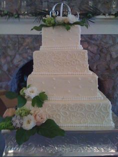 More Cake Pops And Take Home Favor Bags Tags Roberts Criswell 3 Tiered Wedding Cake For Mr And Mrs Daigle Iop Sc