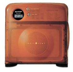 Coolest Retro Microwave Comes In Multiple Colors The Light Blue The Sharp Half Pint Microwave In Orange Amber For Retro Kitchen