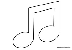 pin by muse printables on printable patterns at music notes templates