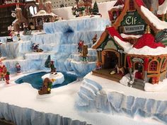Landschaftsbau Weihnachtsdorf Lemax Stone Road Curved Modellbau