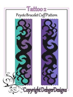 81313 Best Beautiful Beaded Jewelry Etc Images On Pinterest In Tattoo 2 Beaded Peyote Bracelet Cuff Pattern