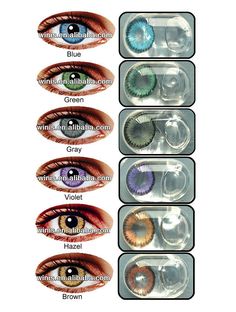 colored contacts for brown