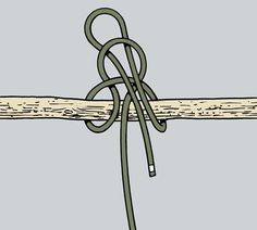 The #HighwaymansHitch is a great #knot for tying rope to an object you might need quick release from. #KnowYourKnots