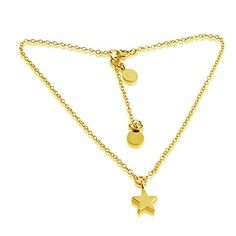 AZAGGI Gold Plated Sterling Silver Handcrafted Illuminati Circle Pendant Necklace 12