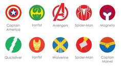 superhero logo list