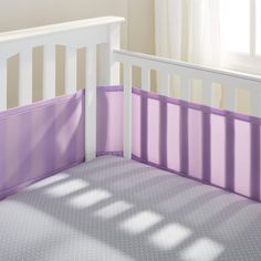 Breathable Mesh Crib Liner By Baby Lavender For When She Gets Bigger And