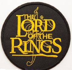 Lord of the Rings NEW UNUSED The Hobbit Dragon and Name Logo Embroidered Patch