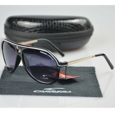 New Men Womens Retro Sunglasses Unisex High Quality Square Brown Carrera Glasses