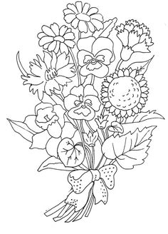 flower Page Printable Coloring Sheets | Flower Coloring Pages For ... flower Page Printable Coloring Sheets | Flower Coloring Pages For ...