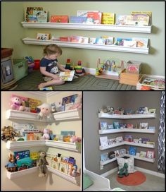 9 Awesome Diy Kids Bookshelves Room Ideas For The Pinterest 10 Fabulous Diy Rain Gutter Projects For Home And Garden Bookshelves Kidswall