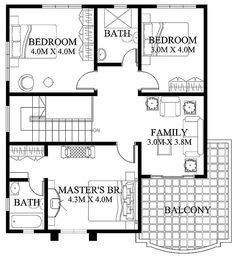 Modern house designs such as MHD-2012004 has 4 bedrooms, 2 baths and ... Modern house designs such as MHD-2012004 has 4 bedrooms, 2 baths and ...
