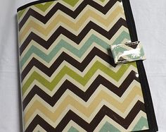 jw field service organizer browngreen chevron by bellocovers