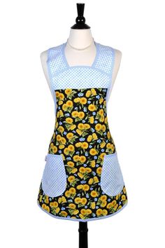 Bright Flamingo/'s And Stripes Market Apron