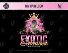 HAIR LOGO DESIGN, feminine Logo, Logo design, Logo, Premade logo, Logo Template, hairstylists, beauty, watercolor, rose gold Hair Salon Logos, Hair Logos, Logan, Lip Logo, Eyelash Logo, Makeup Artist Logo, Lashes Logo, Luxury Logo, Boutique Logo