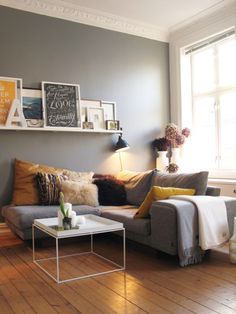 The 143 Best Colour Palette Mustard Blue Yellow Grey White Images On Grey Couch With Yellow Accents And Wall Great White Coffee Table Pink Flower
