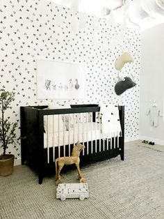 250 Best Black And White Baby Rooms Images In 2019 Nursery Ideas Jessica Alba S Honest Company Headquarters Black White Nursery Design By Consort