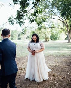 222 Best Women S Plus Size Wedding Gowns Images On Pinterest Estella Malone Adair On Instagram While Walking Towards Joshua During Our First Look I Was Saying Are You Ready To Get Married