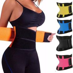 Sweetlover Waist Trainer Women Neoprene Corset Workout Trimmer Belt Hot Sweat Body Shaper Cincher with Zipper Waistband Black, XX-Large