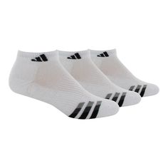 Men/'s White Twin Striped Trainer Socks Summer Sports Gym Wear 3 Pair Pack