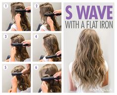 Get the curls you want with these hot tool tips from Sam Villa! Curling Hair With Flat Iron, Barrel Curls, How To Curl Your Hair, Hair Curling Tools, Hair Curling Techniques, Different Types Of Curls, How To Curl Short Hair, Different Curls, Hair Straightening Iron