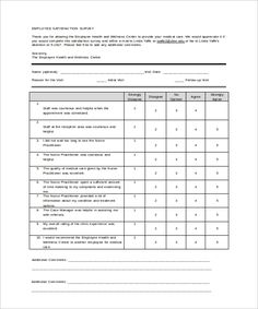 7 best survey template images anschreiben bestellformular bestellung sample employee questionnaire