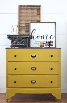 1029 Best Yellow Painted Furniture Images In 2019 Chartreuse Yellow Diy Painted Dresser In Eco Friendly All One Decor Bright Furniturechalk
