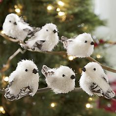 set of 6 mini snowbirds from through the country door nw41545 rustic christmas ornaments - Bird Ornaments For Christmas Tree set of 6 mini snowbirds from through the country door nw41545 rustic christmas ornaments - Bird Ornaments For Christmas Tree