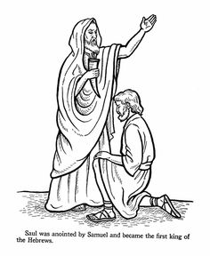 Saul Bible Story Coloring Page