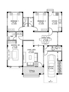 Small Home Designs Floor Plans | Small House Design : SHD-2012001 ... Small Home Designs Floor Plans | Small House Design : SHD-2012001 ...